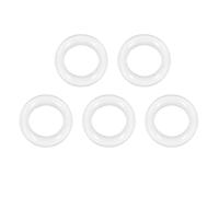 TOP-VIGOR 5Pcs Silicone O Ring, 12mm OD 8mm ID 2mm Width O Rings Sealing Gasket for Plumbing Washer Seal & Auto Quick Repair, White