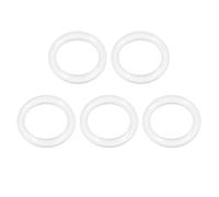 TOP-VIGOR 5Pcs Silicone O Ring, 14mm OD 10mm ID 2mm Width O Rings Sealing Gasket for Plumbing Washer Seal & Auto Quick Repair, White