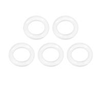 TOP-VIGOR 5Pcs Silicone O Ring, 9mm OD 5mm ID 2mm Width O Rings Sealing Gasket for Plumbing Washer Seal & Auto Quick Repair, White