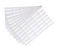 TOP-VIGOR 6 Pcs Small Arrow Stickers, 1.2x0.5 PVC Adhesive Labels for Flow Direction, Defect Marking, Inspection & Quality Control, White