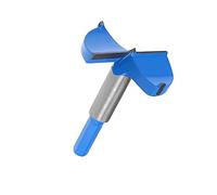 TOP-VIGOR 60mm Forstner Drill Bit, Tungsten Carbide Wood Auger Drill Bit Hole Saw Opener for Woodworking Hinge Hole Drilling Boring Bit Cutter Blue