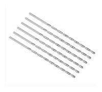 TOP-VIGOR 6Pcs 6mm Dia Extra Long Twist Drill Bits, 200mm Length High Speed Steel Extended Spiral Drill Bit, Straight Shank Twist Drill Bit Tool for Wood Metal Aluminum Plastic