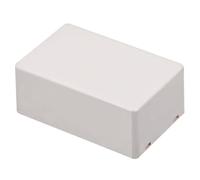 TOP-VIGOR 70x46 x29.5mm Mini Dustproof Electrical Junction Box, ABS Plastic Project Boxes for DIY Electronics Projects, Indoor Power Module Case, Instrument Case Box, White