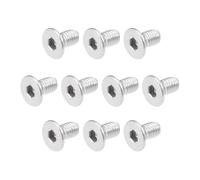 TOP-VIGOR 80Pcs Hex Socket Countersunk Head Screw Bolts, M3 x 6mm 304 Stainless Steel Flat Head Socket Cap Screws Bolts Fasteners for Bicycle Motorcycle Repair, Machinery, Household Appliances