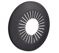 TOP-VIGOR 8pcs 60mm-74mm Pipe Cover Decoration, PP Plastic Escutcheon Pipe Collar for Water Pipe, Drain Line, Toilet Waste Pipe, Wall Pipe Entry Decoration Trim and Bathroom Plumbing Black