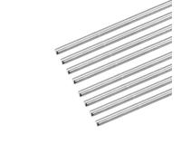 TOP-VIGOR 8Pcs M5 x 150mm Fully Threaded Rod, 304 Stainless Steel Right Hand Threads Rods, Fully Studding Rod Bar for Anchor Bolts, Clamps, Hangers and U-Bolts