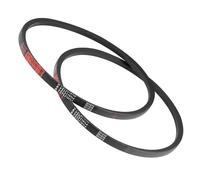 TOP-VIGOR A737 V Belt Drive Belt, 737mm Inner Girth 13mm Top Width 8mm Thickness, A-Section Rubber Transmission Belt for Lawn Mowers & Industrial Drive Systems, 2 Pack