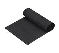 TOP-VIGOR Black Crepe Paper Roll, 15cmx2.5M, Party Decorations, Birthday, Wedding, Baby Shower