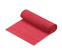 TOP-VIGOR Crepe Paper, 15cmx2.5M Craft Streamers, Hanging Rainbow Crepe Paper Streamers, Party Crepe Paper Roll for Flowers, Gift Wrapping, Birthday Decorations, Party Decorations, Red