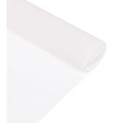 TOP-VIGOR Crepe Paper Roll, 25cm x 2.5M, White, Party Decorations, Crafting, Gift Wrapping
