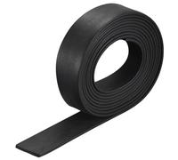 TOP-VIGOR EPDM Rubber Foam Strip 3mm (T) x 30mm (W) x 2000mm (L), Weatherproof Door Seal Rubber Sealing Strip Foam Tape for DIY Gasket Insulation Soundproofing, Reduce Vibration Mat Black