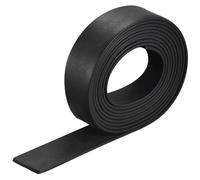 TOP-VIGOR EPDM Rubber Foam Strip 3mm (T) x 30mm (W) x 3000mm (L), Weatherproof Door Seal Rubber Sealing Strip Foam Tape for DIY Gasket Insulation Soundproofing, Reduce Vibration Mat Black