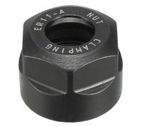 TOP-VIGOR ER11-A(M14) Collet Clamping Hex Nut, M14 x 0.75mm Thread, 8mm Bore, Precision Ground Cast Steel Collet and Nut Set for CNC Milling Chuck Holder Lathe Tooling
