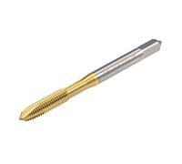 TOP-VIGOR G1/8 Pipe Thread Tap, HSS 4 Straight Flute Taper Plug Metric Tap, H2 Tolerance Tapping Threading Machinist Repair DIY Tool
