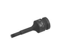 TOP-VIGOR Impact Triple Square Spline Bit Socket, 1/2" Drive x M7 (7mm) Key Socket, Premium CR-MO Steel Bits, 78mm Length Bit for Torque Wrench, Ratchet Wrench, Impact Power Drills