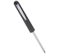 TOP-VIGOR Mini Non-Magnetic Pocket Screwdriver 4mm Phillips & 3mm Slotted Head 145mm Length, Portable Screwdrivers with Clip for Electronics, Glasses, Watch, Computer and Small Appliance Repair Black