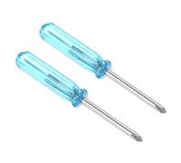 TOP-VIGOR Mini Phillips Screwdriver 2mm Cross Head 45mm Length 2pc | Small Precision Screwdrivers with Non-slip Handle for Electronics, Glasses, Watch, Computer and Small Appliance Repair