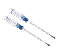 TOP-VIGOR Mini Slotted Screwdriver 3mm Flat Head 128mm Length 2pc