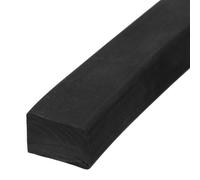 TOP-VIGOR Neoprene Rubber Sheet Roll 20mm(W) x 15mm(T) x 1.5m(L), Solid Rubber Strip for DIY Gasket, Seal, Pad, Anti-Slip, Adhesive Backed, Weatherproof, Crafting