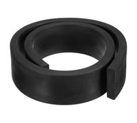 TOP-VIGOR Neoprene Rubber Sheet Roll 40mm x 10mm x 0.6m Solid Rubber Strip for DIY Gaskets, Sealing, Crafts, Door Seal, Weather Stripping, Black