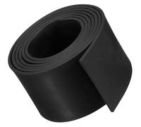 TOP-VIGOR Neoprene Rubber Sheet Roll 60mm x 3mm x 1.5m Solid Rubber Strip for DIY Gaskets, Sealing, Crafts, Door Seal, Weather Stripping, Black