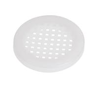 TOP-VIGOR Round Mesh Hole Air Vents, Plastic Vent White Cover, Fit 38mm / 1.5" Cut-Out, Clip-in Circular Air Hole Cover for Cupboard Wardrobe Shoebox, OD 45mm / 1.77", Pack of 10