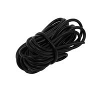 TOP-VIGOR Silicone Tube 2.3mm ID x 4mm OD 5m / 16.4ft Length, Flexible Silicone Rubber Tubing Water Air Hose Pipe for Pump Transfer Black