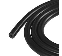 TOP-VIGOR Silicone Tube 3mm ID x 9mm OD 1.5m / 4.92ft Length, Flexible Silicone Rubber Tubing Water Air Hose Pipe for Pump Transfer Black