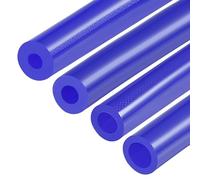 TOP-VIGOR Silicone Tube 4mm ID x 10mm OD, 6mm ID x 12mm OD, 8mm ID x 14mm OD, 12mm ID x 18mm OD 1.5m / 4.92ft Length, Flexible Silicone Rubber Tubing Water Air Hose Pipe Blue