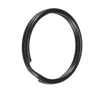 TOP-VIGOR Split Key Rings, 20mm Keyring Rings Hoop Open Flat Jump Connector, Keychain Ring for Car Keys Crafts Making Keys Organization Accessories, Electrophoretic Paint Iron - 10Pcs