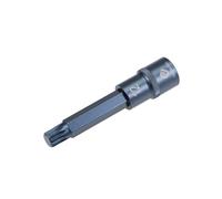 TOP-VIGOR Triple Square Spline Bit Socket, 1/2" Drive x M12 (12mm) CR-V Key Socket, Premium S2 Steel Bits, Bit with 4" Length for Car, Trucks Repair(for Hand Use Only)