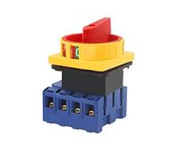 TOP-VIGOR Universal Changeover Selector Switch, Power Transfer Switch, 2 Positions, LW30-63/4P 380V 63A Motor, Water Pump Generators, Rotary Cam Selector