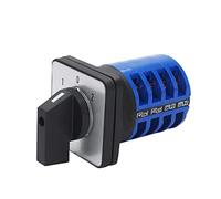 TOP-VIGOR Universal Rotary Cam Selector,Changeover Switch,Changeover Selector Switch LW26-32/4 380V 32A 3 Positions 16 Terminals