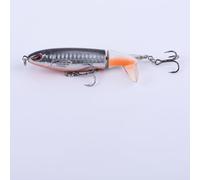 Top Water Prop Bait 10cm Fishing Lure,Hollow Body Frog Style Hard Bait with Spinner Blade,Long Casting Freshwater Trolling Lure