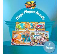 Top Wings Vehicles Mega Playset Bundle