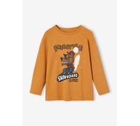 Top with Fancy Animation in Recycled Cotton for Boys pecan nut