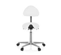 TOP WORK 20 - Saddle stool White