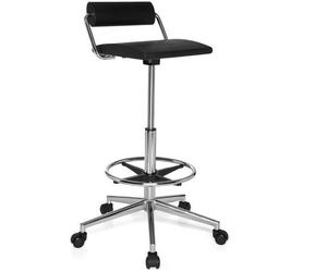 TOP WORK 28 - Swivel stool Black