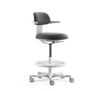 TOP WORK 40 W - Work Chair Light Grey/Dark Grey