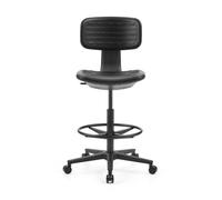 TOP WORK B - Counter chair Black