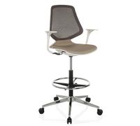 TOP WORK STYLE - Counter chair Beige