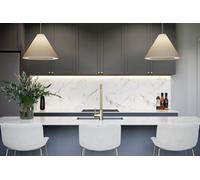 Top Worktops Amber Marble Compact Laminate Splashback & Worktop Bundle 3050mm X 610mm