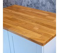 Top Worktops Oak Worktop 1M X 950mm X 28mm - Premium Solid Wood Kitchen Countertop - Real Oak Worktops