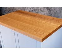 Top Worktops Prime Oak Full Stave Worktop 1M X 720mm X 40mm - Uk Made - Premium Solid Wood Kitchen Countertop - Real Oak Timber Stave Worktops