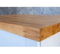 Top Worktops Prime Oak Worktop 3M X 720mm X 38mm - Premium Solid Wood Kitchen Countertop - Real Oak Worktops