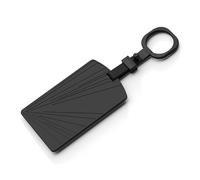 TOPABYTE 1 Pack Key Card Holder for Tesla Model 3/Y/S/X Cybertruck Accessories, Soft Silicone Card Case Cover Key Chain Protector for Model Y Juniper Launch Series Accessories, Black