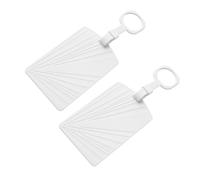 TOPABYTE 2 Pack Key Card Holder for Tesla Model 3/Y/S/X Cybertruck Accessories, Silicone Door Entry Key Card Case Key Fob Cover for Model Y Juniper Launch Series Accessories, White
