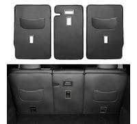 TOPABYTE 3PCS Model Y Second Row Seats Back Cover Backrest Protector All Weather 2nd Row Back Seat Protector Mats for Tesla Model Y 2020-2024 (5-Seats) Accessories, Leather