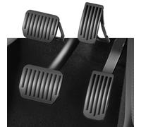 TOPABYTE Pedal Pads Cover for Tesla Model Y Juniper Model 3 Highland 2017-2025 Performance Pedals Covers Replacement Non-Slip Accelerator Brake Foot Rest Pedal Extenders, Black