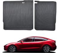 TOPABYTE Rear Seat Back Cover Backrest Protector for Tesla Model 3 2017-2023 Accessories Second Row Seats Back Cover All Weather Mats Cargo Trunk Liner 2 PCS